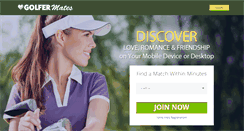 Desktop Screenshot of golfermates.com